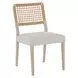 Oasis White 100" Rectangular Glass Top Dining Room Set