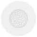 Oasis White 54" Round Glass Top Dining Room Set