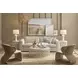 Oasis White and Quartz Top Occassional Table Set