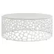 Oasis White and Quartz Top Occassional Table Set