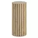 Azure Travertine Stone Round Accent Table