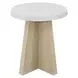 Oasis Dockside and Shoreline Concrete Top Round Accent Table