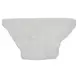 Oasis White Concrete Free Form Cliffside Outdoor Console Table