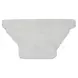 Oasis White Concrete Free Form Cliffside Outdoor Console Table