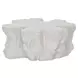 Oasis White Concrete Free Form Cliffside Outdoor Occassional Table Set