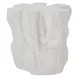 Oasis White Concrete Free Form Cliffside Outdoor Accent Table