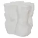 Oasis White Concrete Free Form Cliffside Outdoor Occassional Table Set
