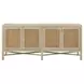 Oasis Dockside Woven Cane 4 Door Credenza