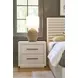 Azure Shoreline 2 Drawer Nightstand with USB Charging and LED