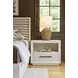Oasis Shoreline 1 Drawer Nightstand with USB Charging and LED