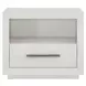 Oasis Shoreline 1 Drawer Nightstand with USB Charging and LED