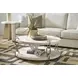 Azure Shoreline Round Chain Link Occasional Table Set