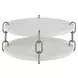 Azure Shoreline Round Chain Link Occasional Table Set