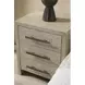 Oasis Seascape 3 Drawer Nightstand with USB Charging