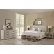 Oasis Nomad Snow Performance Fabric Tidal Upholstered Panel Bedroom Set