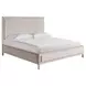 Oasis Nomad Snow Performance Fabric Tidal Upholstered Panel Bedroom Set