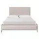 Oasis Nomad Snow Performance Fabric Tidal Upholstered Panel Bedroom Set