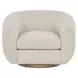 Fitz Santa Cruz Sand Upholstered Swivel Chair