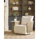 Oasis Dockside and Shoreline Concrete Top Round Accent Table