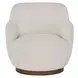 Chloe Colorado Natural Performance Fabric Upholstered Swivel Chair