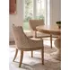 Oakmere White Upholstered Woven Arm Chair