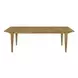 Oakmere Natural 110" Extendable Rectangular Dining Table