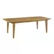 Oakmere Natural 110" Extendable Rectangular Dining Table