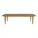 Oakmere Natural 110" Extendable Rectangular Dining Table