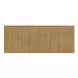 Oakmere Natural 110" Extendable Rectangular Dining Table