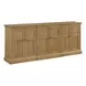 Oakmere Brindle 6 Door Credenza with LED