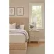 Oakmere Taupe 3 Drawer Meadow Nightstand with USB Charging