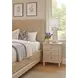 Oakmere Taupe 3 Drawer Meadow Nightstand with USB Charging
