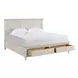 Birchaven Taupe King Storage Panel Bed