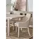 Oakmere White Upholstered Willow Arm Chair