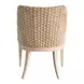 Oakmere White Upholstered Willow Arm Chair