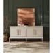 Oakmere Taupe 4 Door Credenza