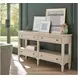 Oakmere Taupe Rectangular 4 Drawer Console Table