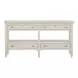 Oakmere Taupe Rectangular 4 Drawer Console Table