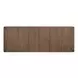 Evermont Haze and Smoked Gold 122" Extendable Rectangular Dining Table