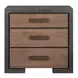 Modern Beige and Sable Upholstered Panel Bedroom Set