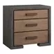 Modern Beige and Sable Upholstered Panel Bedroom Set