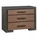 Modern Beige and Sable Upholstered Panel Bedroom Set