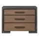 Modern Beige and Sable Upholstered Panel Bedroom Set