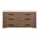 Modern Beige and Sable Upholstered Panel Bedroom Set