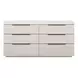 Modern Beige and Sable Upholstered Panel Bedroom Set