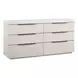 Modern Beige and Sable Upholstered Panel Bedroom Set