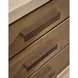 Evermont Mist Oak and Haze 3 Drawer Nightstand with USB Charging