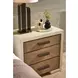 Evermont Mist Oak and Haze 3 Drawer Nightstand with USB Charging