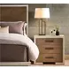 Evermont Mist Oak and Haze 3 Drawer Nightstand with USB Charging