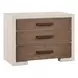 Modern Beige and Sable Upholstered Panel Bedroom Set